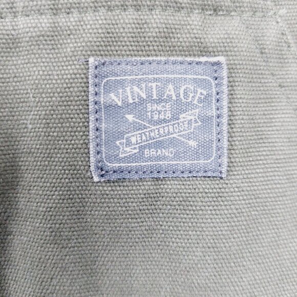 Weatherproof Men's Olive Green Sleeveless Canvas Outdoor Hunting Vest Size M - Picture 7 of 16